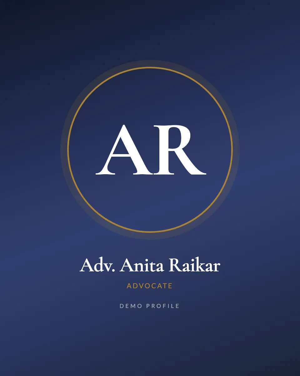 Adv. Anita Raikar, Criminal Defence and Matrimonial Lawyer, Bombay High Court