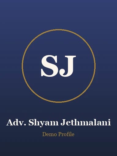 Advocate Shyam Jethmalani — Criminal Defence & Matrimonial Lawyer, Bombay High Court Nagpur Bench